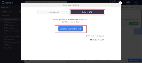 How to invite team members to Stock on desktop_3