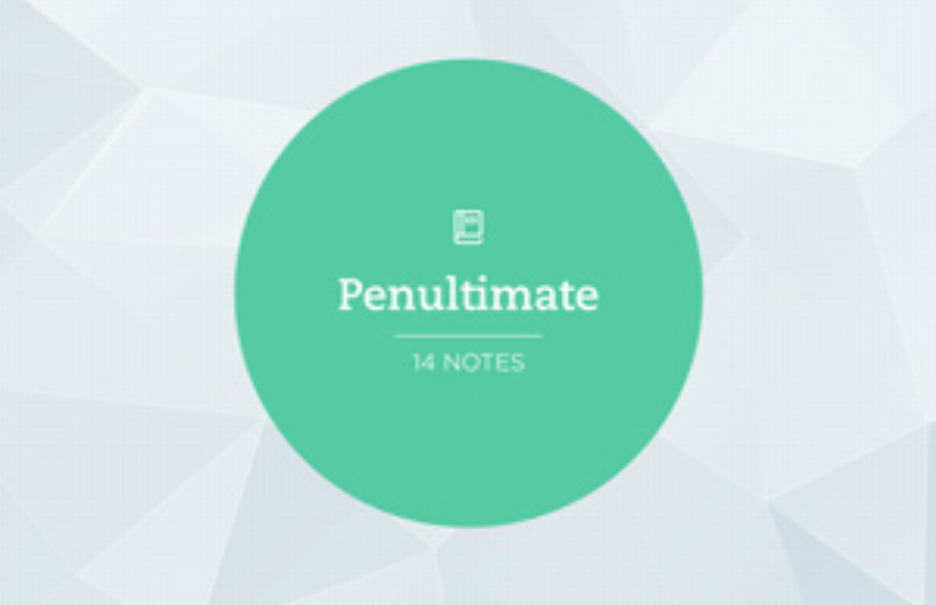 Penultimateのノートブックを選択する画面