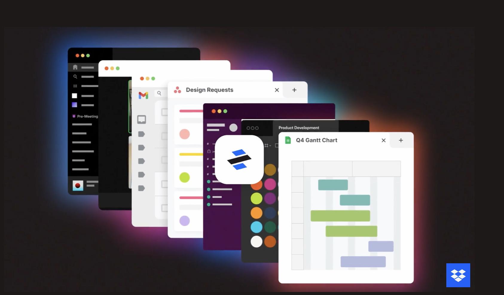 Dropbox Dashのイメージ画面
